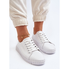 Vinceza Zapatillas Mujer Piel Blanco Xenobia 6