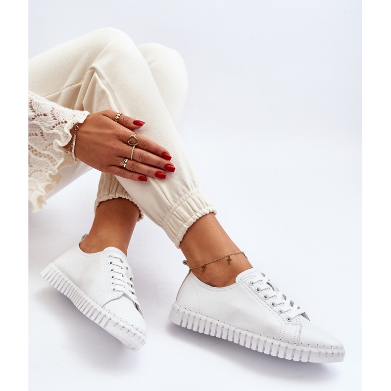 Vinceza Zapatillas Mujer Piel Blanco Xenobia 1