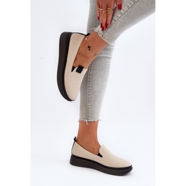Vinceza Alpargatas Mujer Piel Plataforma Beige Tigera 8