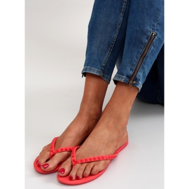 Chanclas con tachuelas DD26 rojo 1