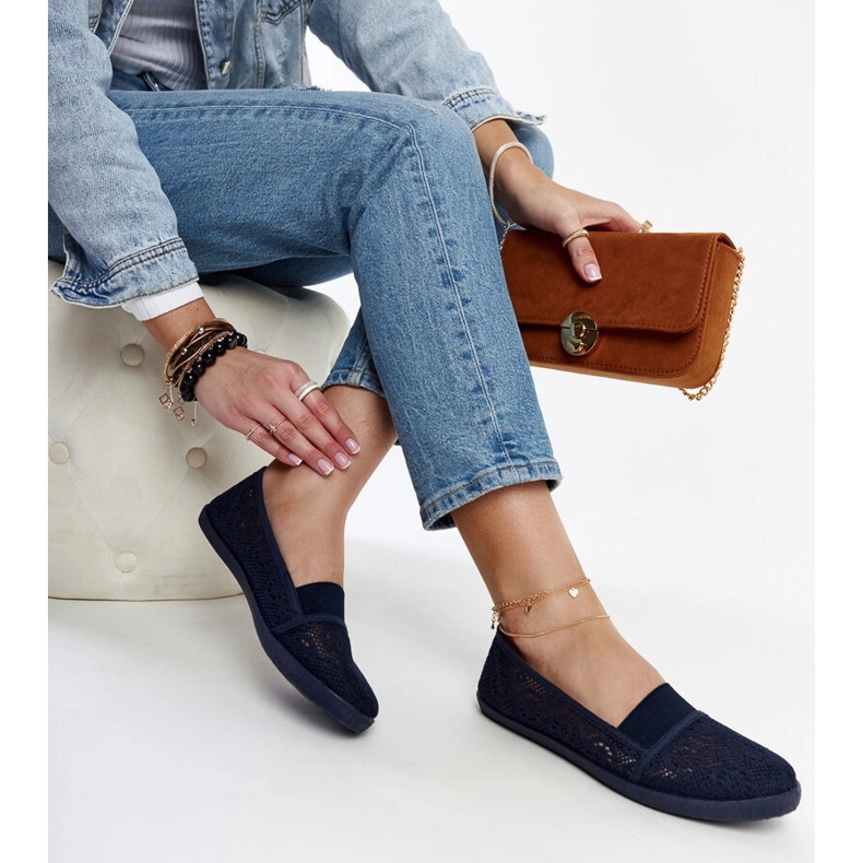 Deportivas caladas Peony azul marino 1