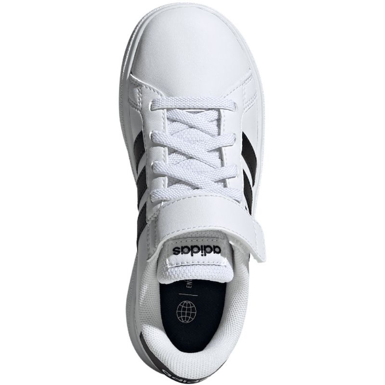 Zapatillas Adidas Grand Court 2.0 El K Jr GW6521 blanco 1
