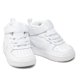 Zapatillas Nike Court Borough Mid2 (TDV) Jr CD7784-100 blanco 2