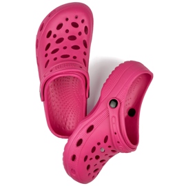 Chanclas Kroksy rosa rosado 2