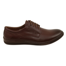 Olivier Zapatos de piel para hombre 295LU marrón 11