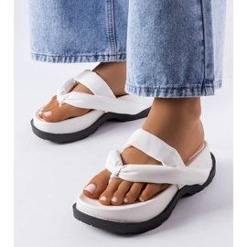 PA1 Sandalias de plataforma blancas de Lachapelle blanco 1