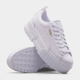 Zapatillas Puma Mayze Lth Jr 384527-01 blanco 1 Zapatillas Puma Mayze Lth Jr 384527-01 blanco 1