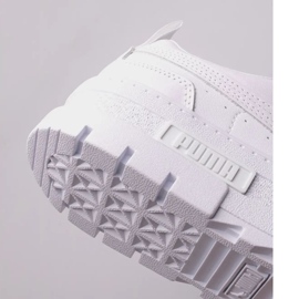 Zapatillas Puma Mayze Lth Jr 384527-01 blanco 5