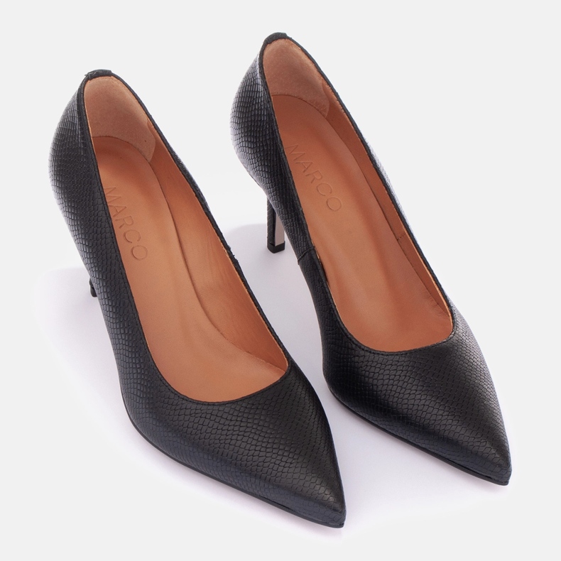 Marco Shoes tacones altos negro 1