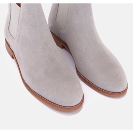 Marco Shoes Botas Chelsea grises Iggy beige 5