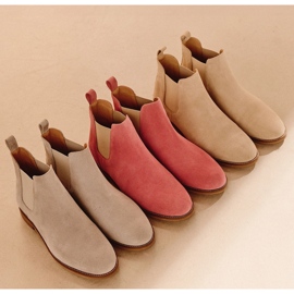 Marco Shoes Botas Chelsea grises Iggy beige 7