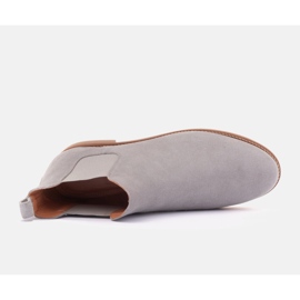 Marco Shoes Botas Chelsea grises Iggy beige 4