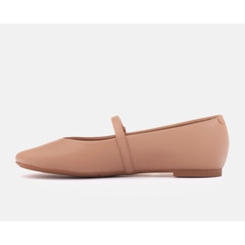 Marco Shoes zapatillas de ballet emma beige 2
