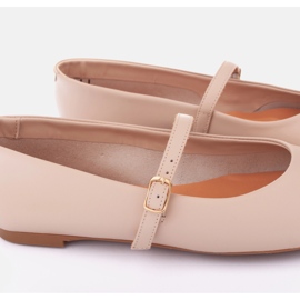 Marco Shoes zapatillas de ballet emma beige 5