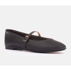 Marco Shoes zapatillas de ballet emma negro 1