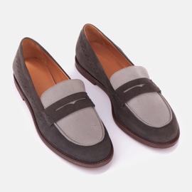 Marco Shoes mocasines prato gris 1