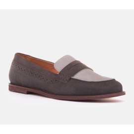 Marco Shoes mocasines prato gris 4