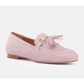 Marco Shoes mocasines Allegra rosado 1