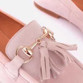 Marco Shoes mocasines Allegra rosado 5