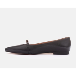 Marco Shoes las bailarinas de helen negro 2