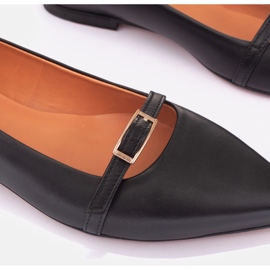 Marco Shoes las bailarinas de helen negro 5