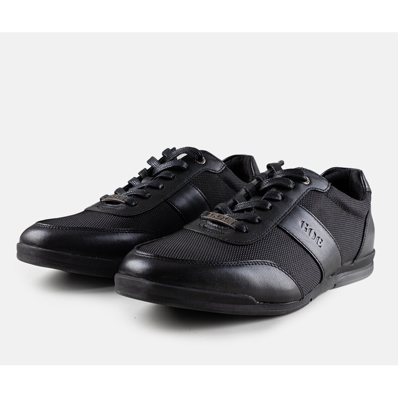 Zapatillas negras de hombre GOE NN1N4004 negro 2