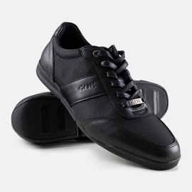 Zapatillas negras de hombre GOE NN1N4004 negro 5