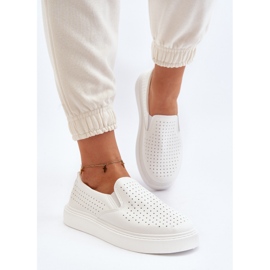 Zapatillas Slip-on Caladas de Mujer Blanco Echossia 5