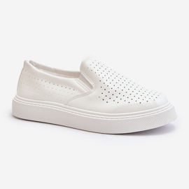 Zapatillas Slip-on Caladas de Mujer Blanco Echossia 2