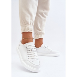 Vinceza Deportivas Mujer Piel Natural Blanco Dimpna 3
