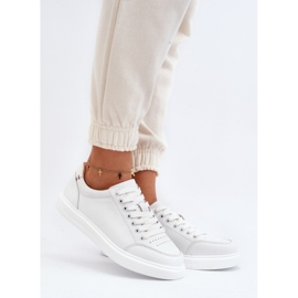Vinceza Deportivas Mujer Piel Natural Blanco Dimpna 2