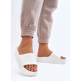 Chanclas de Mujer Suela Gruesa Blanco Oreithano 3