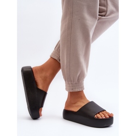 Chanclas de Mujer Suela Gruesa Negro Oreithano 6