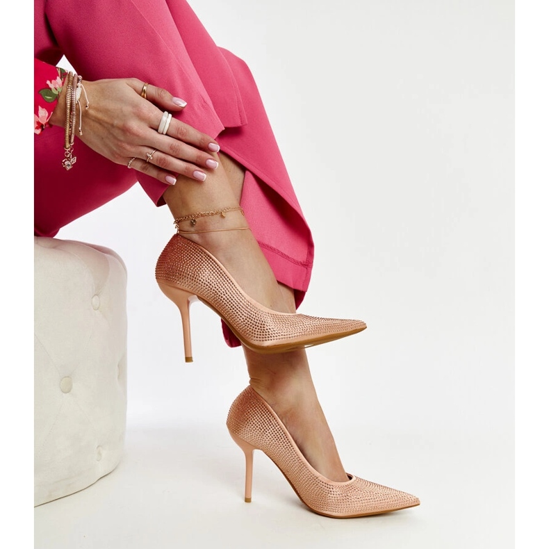 Zapatos de tacón rosa claro de Liena rosado 1 Zapatos de tacón rosa claro de Liena rosado 1