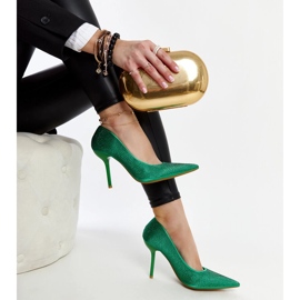 Tacones Liena verdes 1