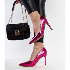 Stilettos Wines charol rosa rosado 3