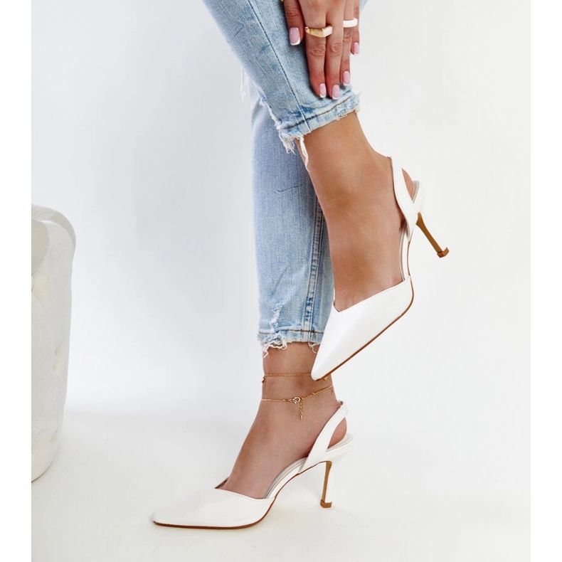 Tacones abiertos Fontanile blancos 1 Tacones abiertos Fontanile blancos 1