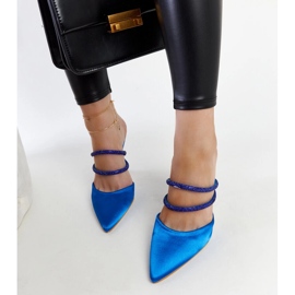 Chanclas de tacón azules de Raffaelina 3