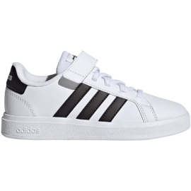 Zapatillas Adidas Grand Court 2.0 El K Jr GW6521 blanco 6