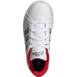 Zapatillas Adidas Grand Court Spider-man K Jr IG7169 blanco 2