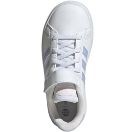 Zapatillas Adidas Grand Court Elastic Lace and Top Strap Jr IG4841 blanco 7