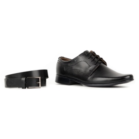 Lukas Zapatos de cuero negro j1 negro 6