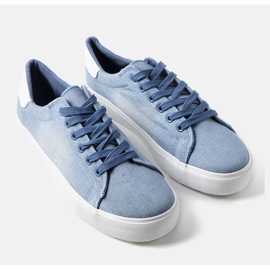 Deportivas hombre Cinq azul claro 1