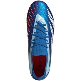 Botas de fútbol Adidas Predator Accuracy.1 Low Ag ES9453 azul 1