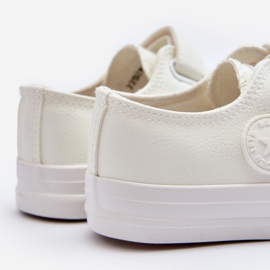 Deportivas Infantiles Piel Velcro Blanco Delmara 7