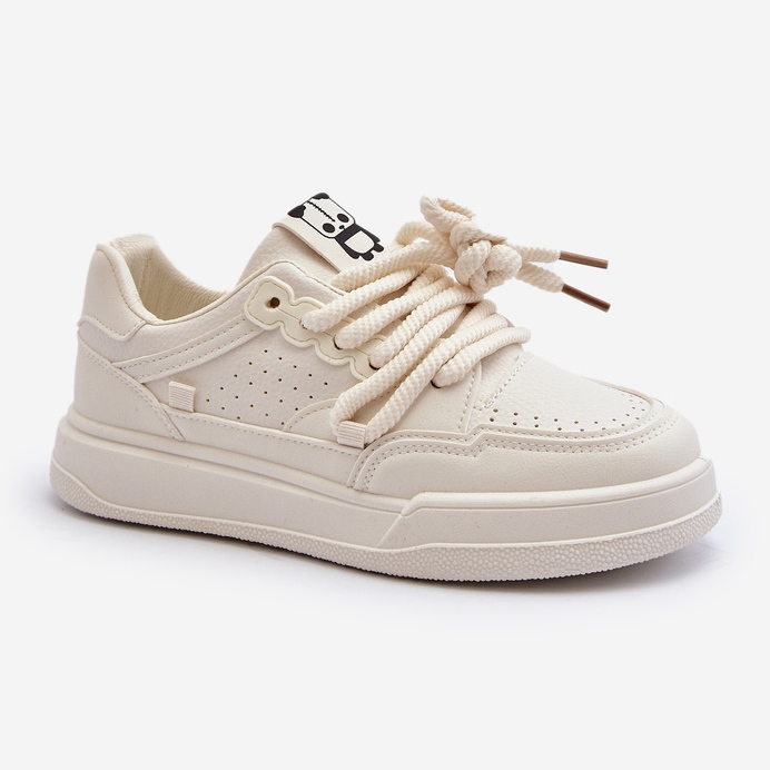 Deportivas Mujer Piel Ecológica Beige Avaalis 2