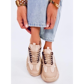Deportivas de mujer Lammes Caqui beige 1