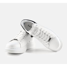 Zapatillas blancas de hombre GOE KK1N4005 blanco 4