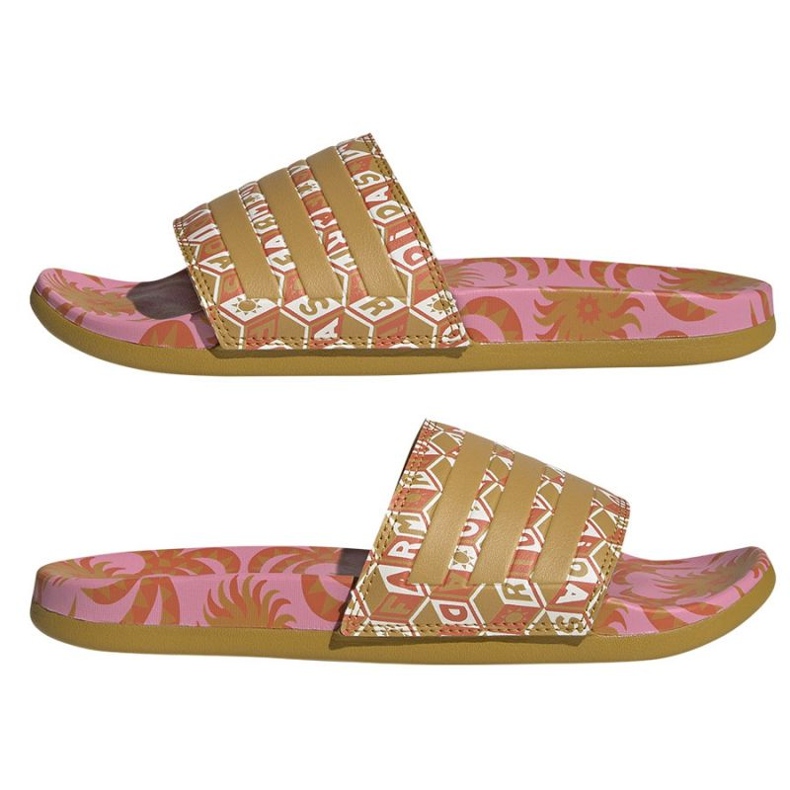 Chanclas Adidas Adilette Comfort IG1269 marrón beiges y marrones 1