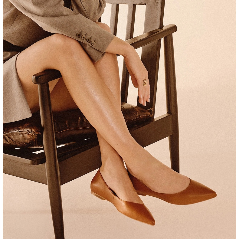 Marco Shoes Bailarinas sutiles marrón 2 Marco Shoes Bailarinas sutiles marrón 2